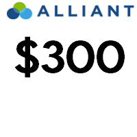 [Targeted] Alliant Credit Union $300 Checking Bonus (10/1-10/31)