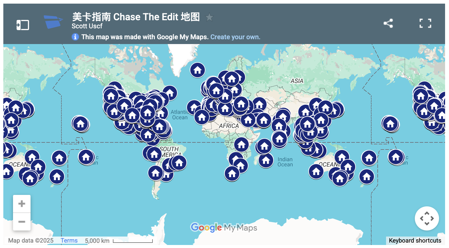 A Map for The Edit by Chase Travel