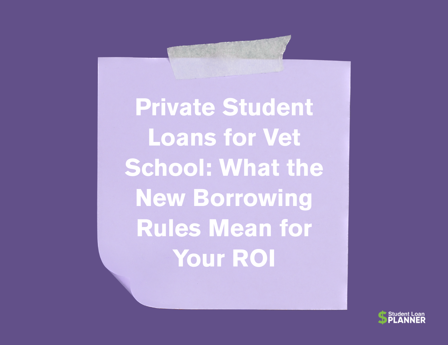 Should You Take Out Private Student Loans for Vet School? Here’s the Math