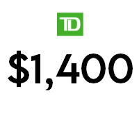 TD Bank $400 Checking & $1,000 Savings [In Branch, CT, DC, DE, FL, MD, ME, MA, NC, NH, NJ, NY, PA, RI, SC, VT, & VA]